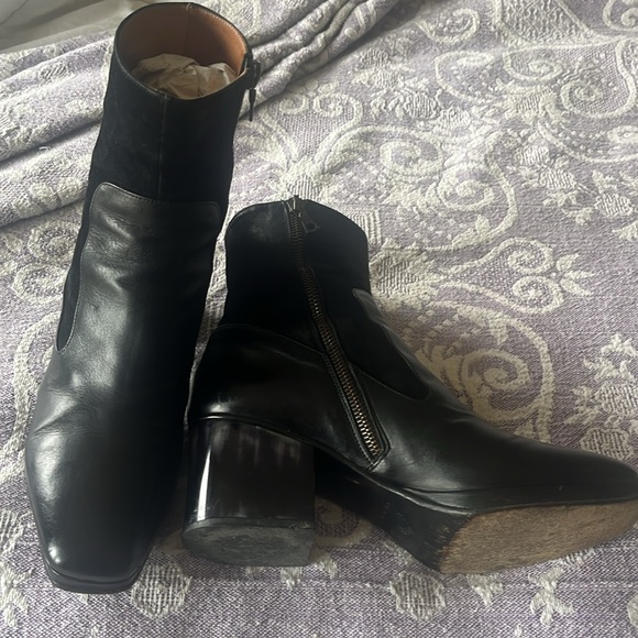 Dries van Noten boots. Size 7.5. Leather and suede. - Picture 2 of 6